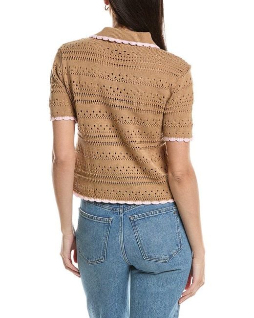 NVLT Blue Crochet Top