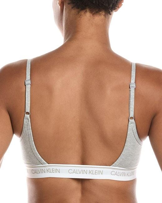 Calvin Klein Brown Lightly Lined Bralette