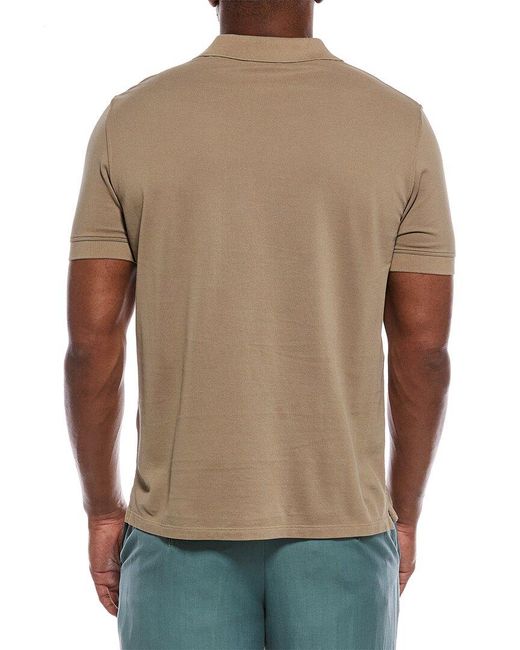 Isaia Brown Polo Shirt for men