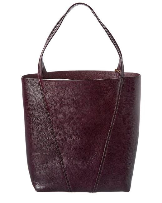 Chloé Purple Spin Leather Tote