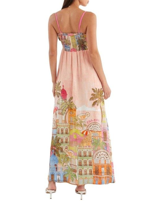 LOEY Multicolor Printed Maxi Dress
