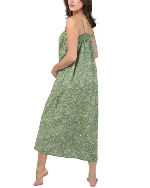 Olive Workshop Green Montauk Dress