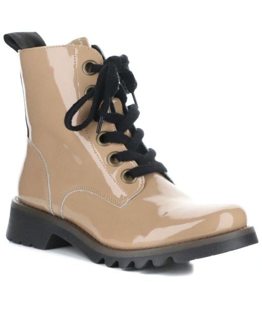 Fly London Brown Ragi Patent Boot