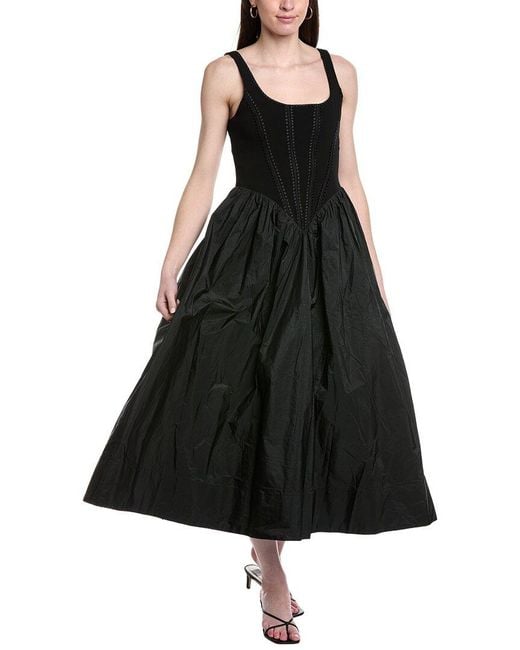 Cinq À Sept Black Crochet Martay Dress
