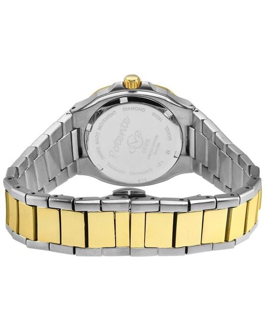 Gv2 Metallic Diamond Watch