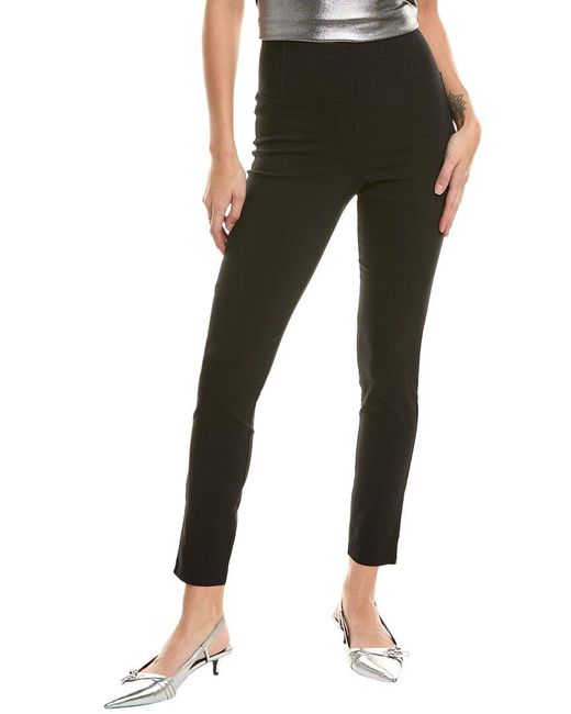 Ellen Tracy Black Bengaline Slim Fit Ankle Pant