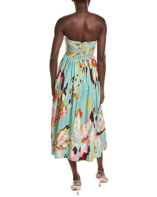 A.L.C. Green Tate Print Dress