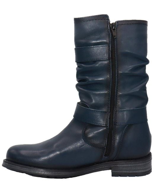 Eric Michael Blue Noelle Leather Boot