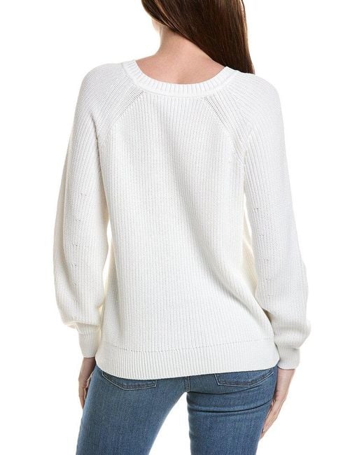 Tommy Bahama White Breezy Palm Pullover
