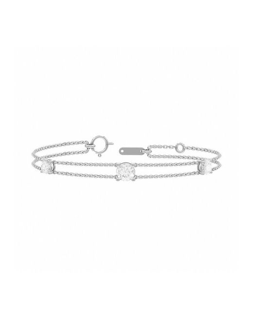 Lab Grown Diamonds White 14K 1.90 Ct. Tw. Lab-Grown Diamond Bracelet