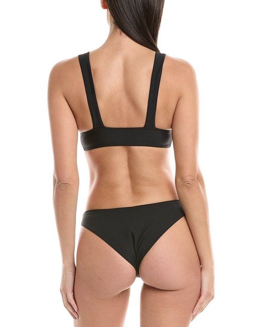 VYB Black Tori Wide Bikini Top