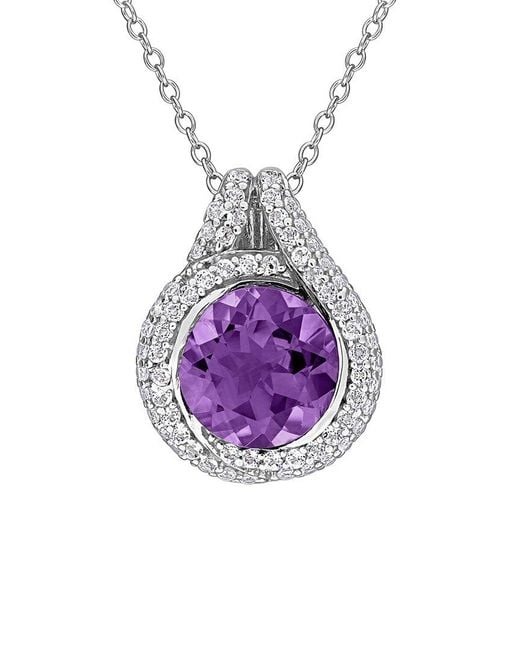 Rina Limor Purple 3.67 Ct. Tw. Gemstone Pendant