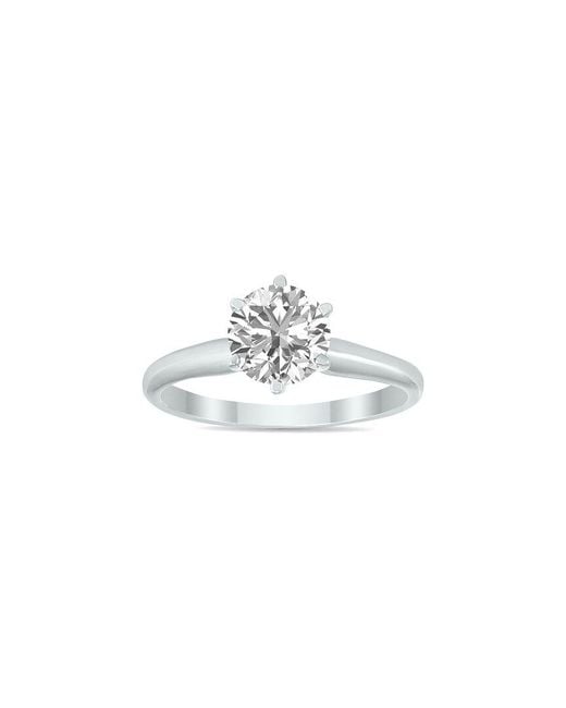 Lab Grown Diamonds White 14K 1.00 Ct. Tw. Lab-Grown Diamond Solitaire Ring