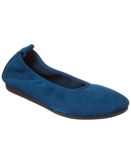 Arche Blue Laius Suede Flat