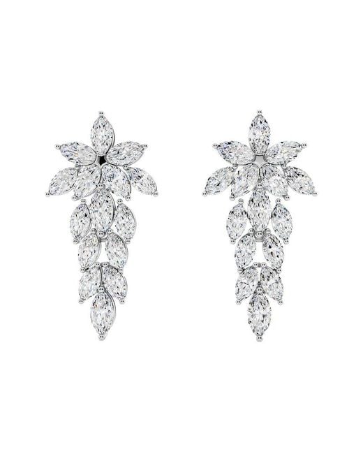Sabrina Designs Lab Grown Diamonds White 14K 2.22 Ct. Tw. Lab-Grown Diamond Chandelier Earring