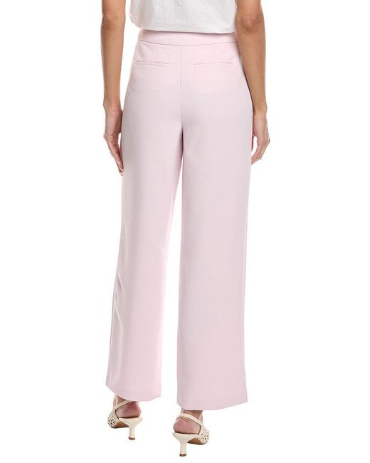 Nanette Lepore Pink Solid Pant