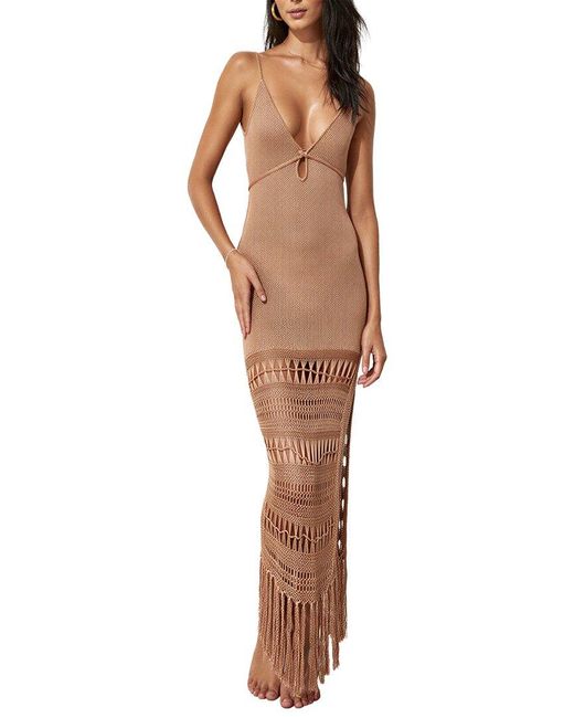 Dilireba Natural Maxi Dress