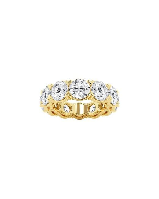 Lab Grown Diamonds White 14K 10.00 Ct. Tw. Lab Grown Diamond Eternity Ring