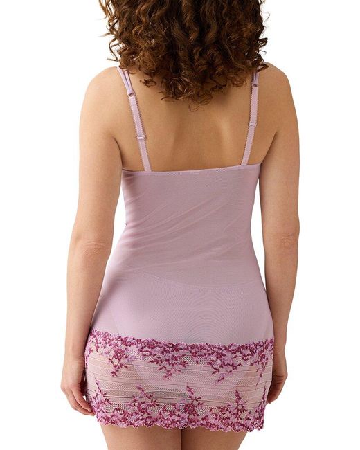 Wacoal Purple Embrace Lace Chemise