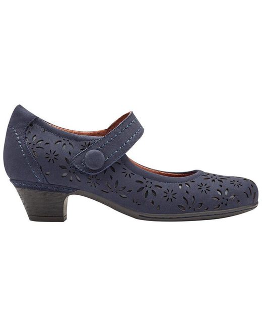 Rockport Blue Alesia Leather Pump