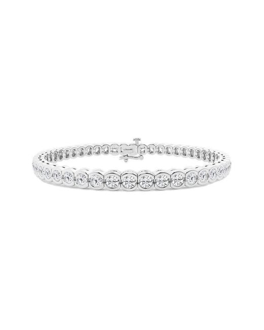 Lab Grown Diamonds White Platinum 7.02 Ct. Tw. Lab Grown Diamond Bracelet
