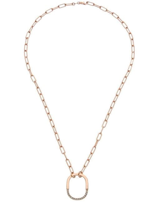 Meshmerise Metallic 18K Over 0.20 Ct. Tw. Diamond Necklace