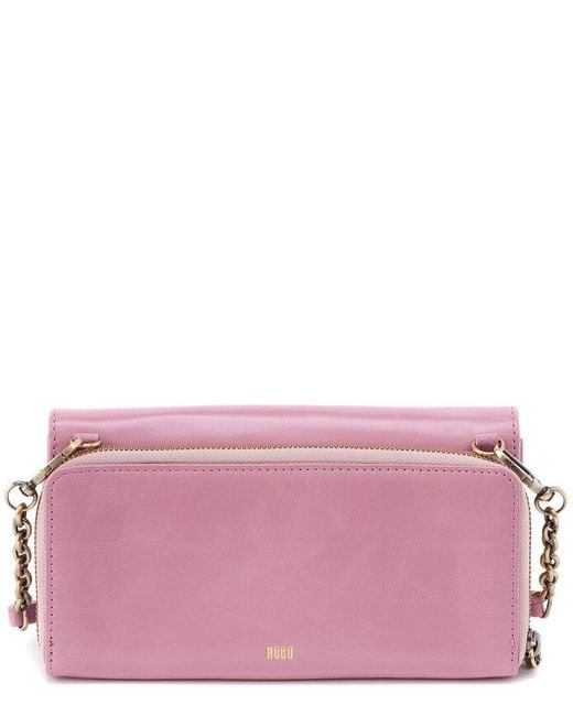 Hobo International Pink Rubie Leather Crossbody