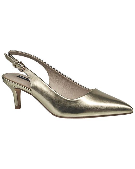 French Connection Metallic Ladies Quinn Slingback Kitten Heel