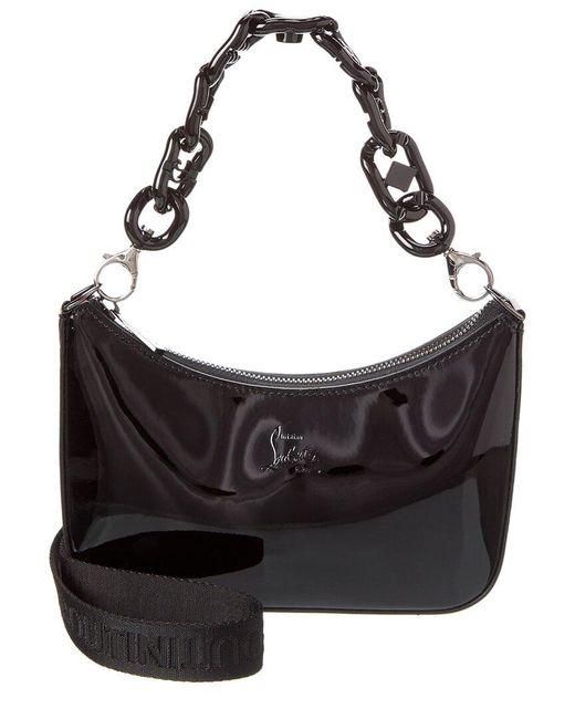 Christian Louboutin Black Loubila Mini Patent Shoulder Bag
