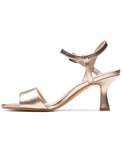 Clarks Metallic Collection Evalynne May Leather Sandal