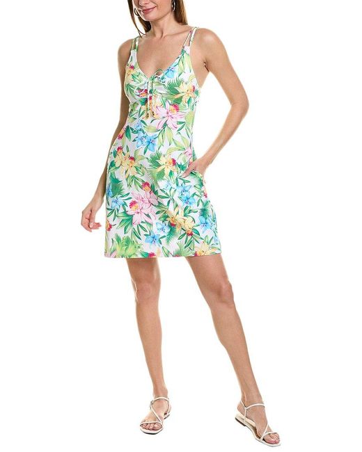 Tommy Bahama Blue Orchid Garden Spa Dress