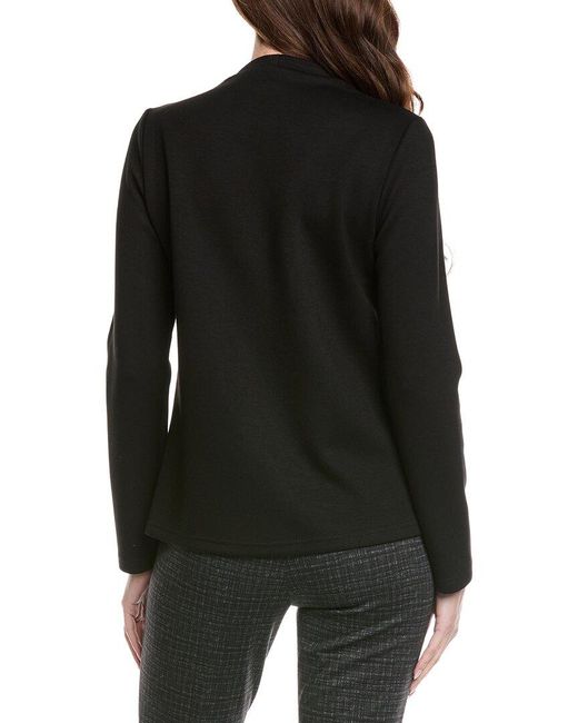 Joseph Ribkoff Black Drape Cardigan