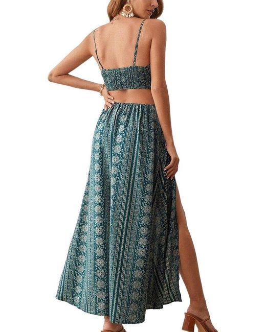 Kayla Paris Blue Maxi Dress