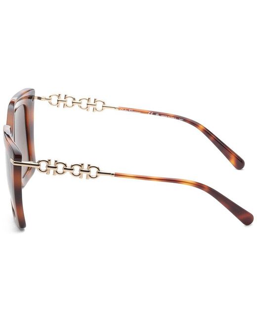 Ferragamo Brown Sf1041S 51Mm Sunglasses