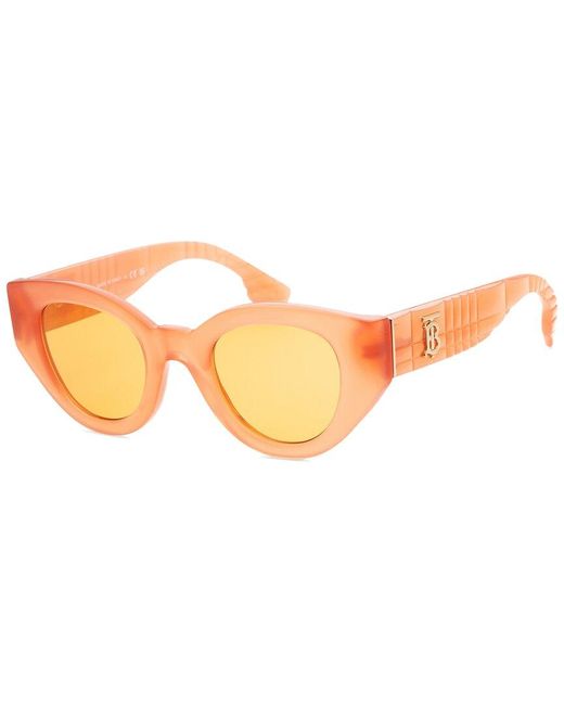 Burberry Orange Be4390f 47mm Sunglasses