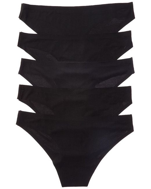 Honeydew Intimates Black Set Of 5 Skins Hipster Panty