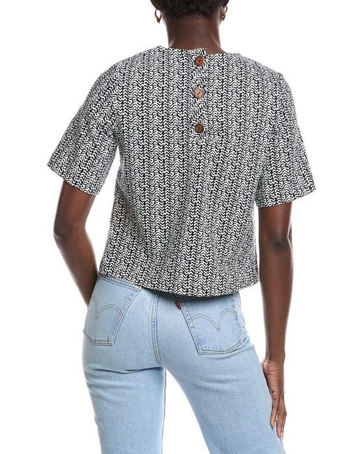 Sara Campbell Gray Conway Top