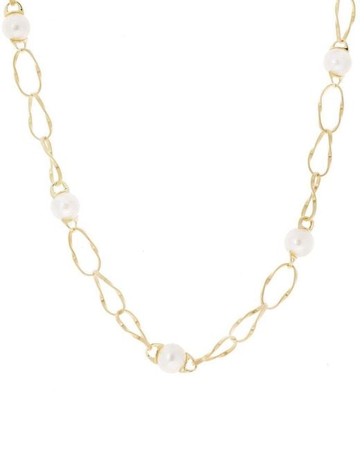 Marco Bicego Metallic Marrakech Onde 18k 5-6mm Pearl Necklace