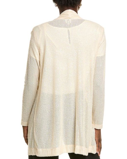 Anne Klein Natural Drape Front Cardigan