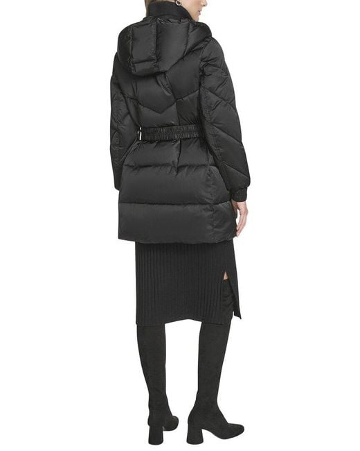 Andrew Marc Black Mallee Hooded Parka