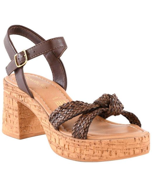 Seychelles Brown Musical Platform Sandal
