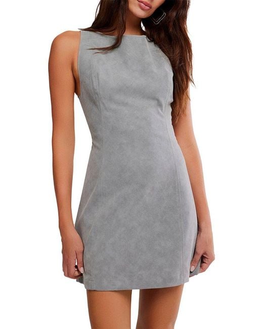 Free People Gray Atlas Dress