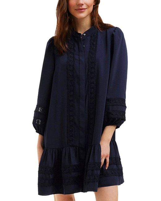 Draper James Blue Molly Mini Dress