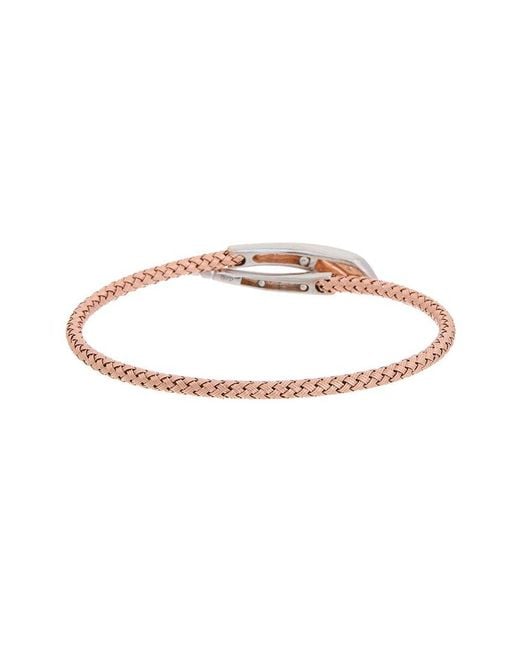 Meshmerise White 18K Over 0.15 Ct. Tw. Diamond Mesh Bangle Bracelet