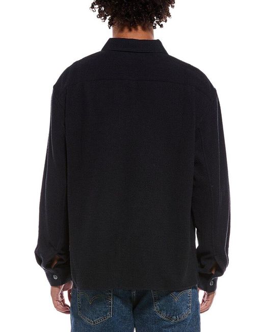 FRAME Blue Frame Open Weave Shirt for men