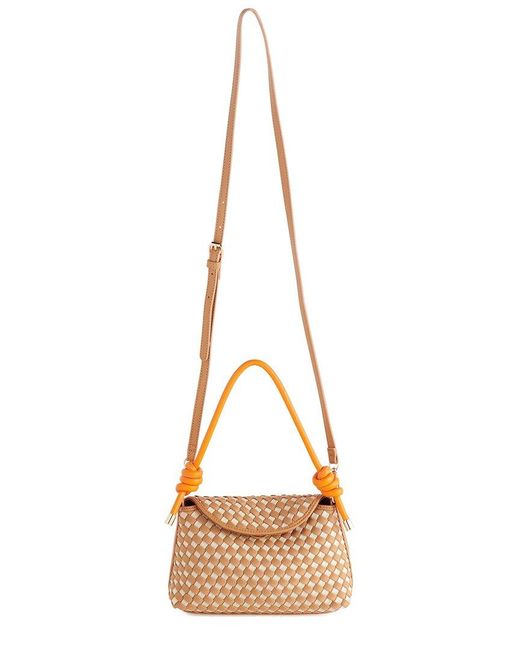 Shiraleah Metallic Val Top Handle Bag
