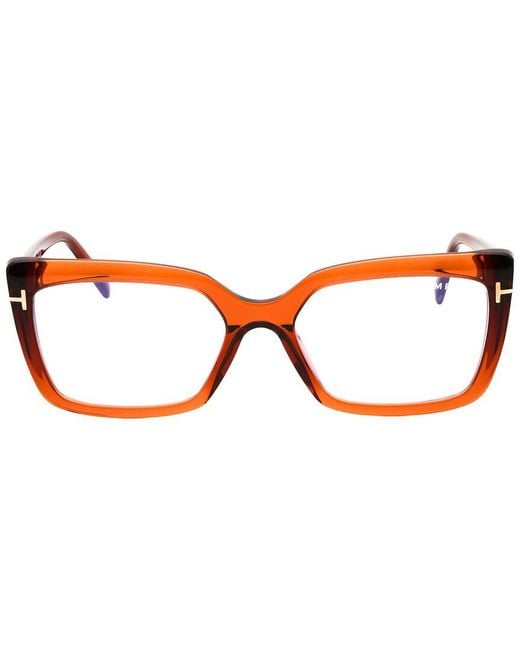 Tom Ford Orange 55Mm Optical Frames