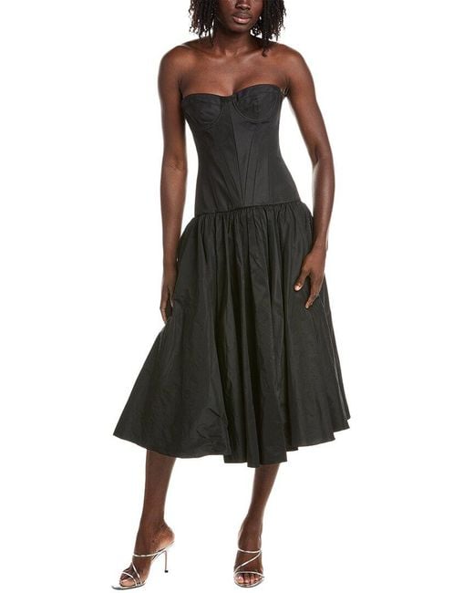 Alexis Black Samira Midi Dress