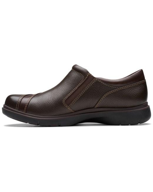 Clarks Brown Certina Pure Leather Loafer