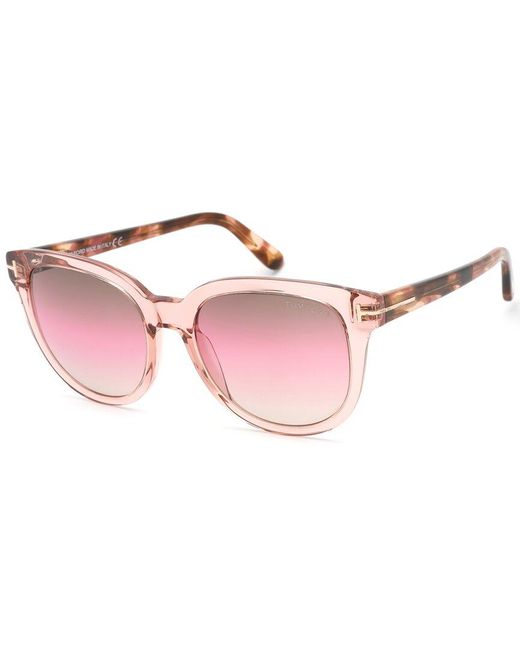 Tom Ford Pink Olivia 54Mm Sunglasses